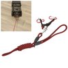 RC Car Traction Rope, RC Traction Rope Nylon Winch Recovery Strap Universal for 1/5 1/8 1/10 Remote Control Car(Red)