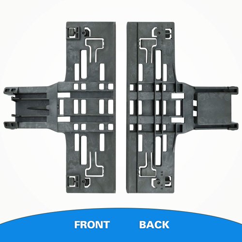 Upgraded W10546503 Upper Rack Adjuster & W10195840 Dishwasher Top Rack Adjuster & W10195839 Rack Adjuster & W10250160 Arm Clip-Lock (8pcs) Replacement for Whirlpool Dishwasher