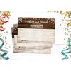 50 Rustic Wedding Advice Cards & Well Wishes for the Bride and Groom - Bridal Shower Games, Wedding Decorations, Rustic Wedding Decorations, Bridal Shower Decorations