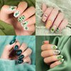 Whaline 6 Pieces St. Patrick's Day Nail Stamping Plates Kit Lucky Shamrock Rainbow Image Stamp Templates Irish Nail Art Plates for St. Patrick's Day DIY Print Manicure Salon Design Gift