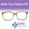 GMS Optical® 1.8 Reg Thick / 13mm Short Length - Kids Small Adhesive Anti-Slip Contoured Silicone Eyeglass Nose Pads - Perfect for Kids Glasses and Smaller Frames (13mm x 6.5mm x 1.8mm)(5 Pair)(Clear)