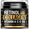 Retinol Face Cream – Natural Anti-Wrinkle Cream – Anti-Aging Facial Moisturizer with Collagen & Hyaluronic Acid - Hydrate, Renew and Protect Your Skin 1.7oz