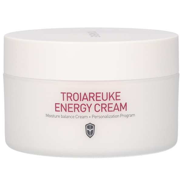 TROIAREUKE Energy Cream, Deep Nourishing Moisturizer for Face, Moisturizing Facial Night Cream with Bifida, Galactomyces, and Peptides For Dry, Dehydrated, and Combination Skin, Korean Skin Care