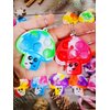 30 Packs Mini Backpack Pop Fidget Bubble Toys, Bulk Mushroom Classroom Students Prizes Birthday Party Favors Gifts