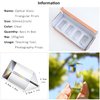 QFkris 4pcs Clear Triangular Prism for Photo Rainbow Lights Crystal Optical Prisms Glass Physics Teaching Refracted Light Spectrum Students Presents Gift,50mm/2inch
