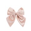 Spenlly Women Teens Girls Velvet Hair Bows Clip Kids Little Girls Hair Bow Alligator Clip Hair Barrettes Headwear Hair Accessories (Light Pink)