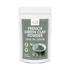 hennaco Organic French Green Clay Powder Powder | Natural Green Face Mask Powder | French Green Clay for DIY Beauty | No Preservatives| Chemical Free | 100% Raw | 227 Grams (8 OZ)