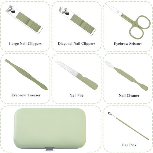 Manicure Kit,Pedicure Kit,Nail Clipper Set,Nail Care Kit,Manicure Set,5 Dollar Items,Manicure and Pedicure Kit,Nail Kits,Cheap Stuff,Mens Nail Grooming Kit,Travel Nail Kit,Nail Care Kit for Women