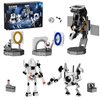 VLOTVFP Portal Building Block Set, Awesome Glados Science Action Figure Model Toy, Atlas and P-Body Testing Supervisor Robot Construction Playset Birthday for Kids Fans(705 PCS)