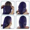 TCOTBE 3 Pcs Mesh Hair Net Rayon Knit Snood Hat Mesh Crocheted Hairnet Sleep Cap Long Hair Cover Ornament Thick Hair Women Hair Net for Sleeping Soft Sleeping Hat Hair Accessories