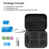 LEWOTE Carrying Case Compatible with Insta360 GO 3 Action Camera[With 2 Set Screen Protector][Outdoor Hard Travel Storage Accseeories Bag with Combination Lock]
