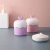 Bubble Foamer Facial Cleanser Foam Maker Cup Bubble Foamer Device Bubbler for Facial Cleanser Foam Cup Bubble Maker for Face Wash Cleanser Wash Bubble Cream Shampoo Foam Maker(LOVE Blue White)