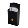 Gibraltar Mailboxes Classic Small Capacity Galvanized Steel Black, Wall-Mount Mailbox, BW110000