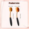 2pcs Sunscreen Applicator, Practical Kids Sunscreen Applicator Portable Sun Lotion Applicator Travel Size Sunblock Makeup Brush Gold Rose Sun Cream Brush Tanning Brush for Adults Family Friend Gift