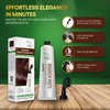 Biogreen Brown Hair Color Dye - Gentle on Hair, Perfect Gray Coverage for Men & Women - Ammonia-Free Formula - Gentle and Nourishing Coloring Experience - Hair Roots Touch-Up - Salon-Quality - 150ml