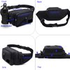 Concealed Carry Pistol Waist Bag - LarKoo Tactical Conceal Carry Pistol Bag Fanny Packs Handgun Holster Pouch with Bottle&Gun Holder Fits 1911 Glock etc