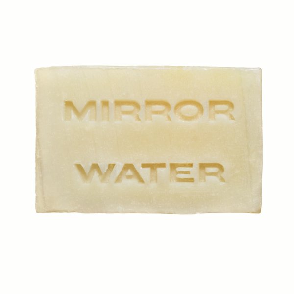 MIRROR WATER - Butter Brick Face + Body Cleanser | Gentle, Moisturizing + Sensitive Skin Safe | Vitamin A, Shea Butter + Coconut Oil | Vegan, Cruelty-Free | Sulfate + Phthalate + Paraben Free (95 g)
