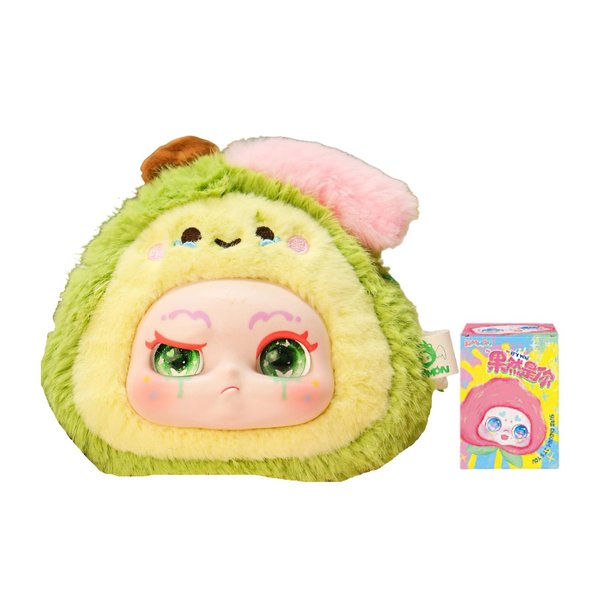 CALEMBOU Plush Doll Blind Box Figures, KIMMON Fruits Series Plush Mystery Box Toys, Cute Anime Plushies Small Coin Purse Soft Stuffed Toys Birthday Gift for Girls