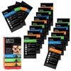 Global Beauty Care 18 Nose Cleansing Strips VARIETY PACK Charcoal with Tea Tree, Witch Hazel, & Vitamin C For Blackheads Removal Strips - 18 Ct