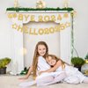 Bye 2024 Hello 2025 Banner Happy New Year Banner Happy New Year Decorations 2025 Goodbye 2024 Decorations New Year Eve Decorations 2025 Glitter Gold Party Supplies