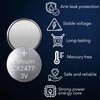 LOOPACELL CR2477 3V Lithium Cell - 3V Long Lasting Coin Cell Battery - Button Battery Cell for Indoor & Outdoor Weather Station, Hygrometer, WiFi Thermometer, Polar FT7 Watch & More
