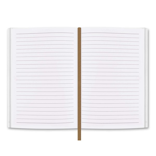moonster Lined Journal Notebook Paper for Refillable Leather Journals 8.25 x 5.75 with Built-in Bookmark – Premium Milled Inserts A5 Refill Paper 70gsm Sheets Ruled Notepad Inches - 320 Pages
