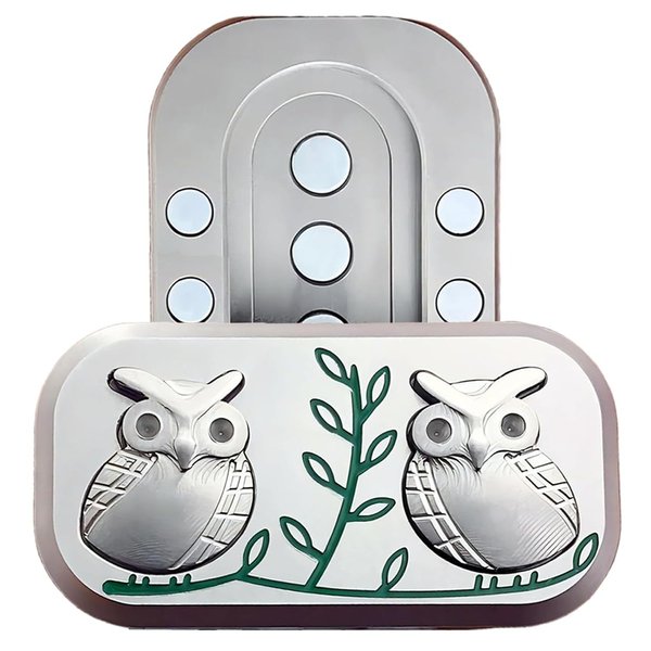 New Owl Fidget Slider, EDC Fidget Slider, Fidget Toy Slider, Metal Fidget Slider, Owl Shape Design Fidget Slider, Stress Relief EDC Fidget Slider, Casual Metal Adult's Hand Toys