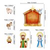 Ercadio 24 Pcs Christmas Nativity Cupcake Toppers Jesus Birthday Merry Christmas Cupcake Picks for Holy Nativity Scene Theme Christmas Jesus Birthday Party Supplies