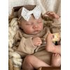 Anano Realistic Reborn Baby Toddler Boy 19 Inch Weighted Real Reborn Babies That Look Real and Feel Real Life Like Baby Dolls Newborn Reborn Silicone Baby Doll Girl (Mustard, Family Edition)