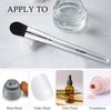 3 Pack Mask Brushes, Facial Mask Brush, Synthetic Bristle Foundation Makeup Brushes for Mud, Serum, Peel, Lotion and Facial Skin Care Products, Glycolic Peel Acidic Applicator Brush