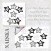NAISKA Black Star Hair Clips Non Slip Hair Pins Snap Hair Barrettes Cute Hair Accessories for Girls Women Cute Hair Decoration(12PCS)