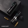 Ambition Vibe Tattoo Machine - Rotary Cartridge Battery Pen with 2400mAh Touch Buttons LED Digital Display Wireless Power Brushless Motor Tattoo Equipment Supply for Professional Artists and Beginners