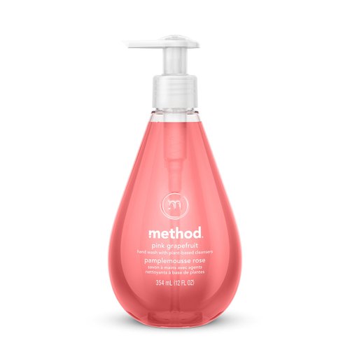 Method Gel Hand Soaps Variety Pack, Pink Grapefruit, Waterfall, Sweet Water, 12 oz. each