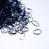 GOUWEIBA Small Rubber Bands for Hair - 1000pcs Mini Elastic Hair Ties No Damage Tiny Hair Ties for Braids Women Baby Girls Kids Toddler Infants (Black)