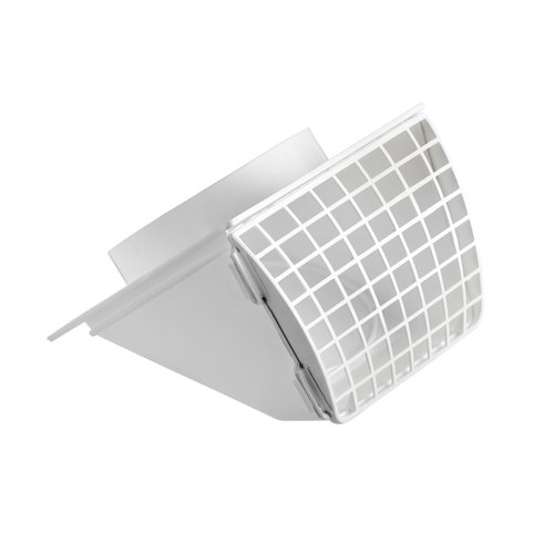 Lambro Industries 1471W Dryer Vent Hood with Removable Screen, 4 in, White - 531032