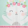 Creative Converting Party Supplies, Bunny Party Plastic Tablecloth, Tablecover, Multicolor, 102in X 54In