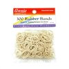 Annie 300 Rubber Bands Assorted Size Black and White 3155