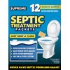 Septic Tank Treatment Packets -12 Month Supply of Dissolvable Septic Tank Treatment Packets - Use Septic Tank Treatment Packets Monthly