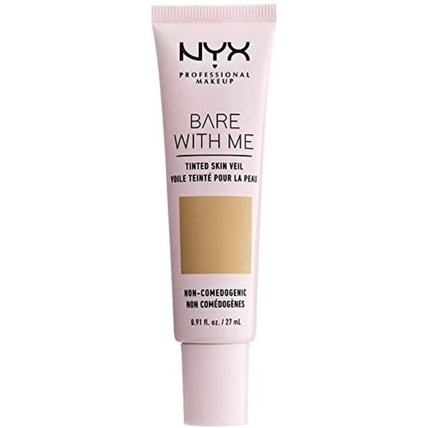 NYX PROFESSIONAL MAKEUP Bare With Me Tinted Skin Veil, Lightweight BB Cream - Beige Camel