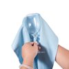 KLNYOO Microfiber Glass Cleaning Cloths Lint Free Streak Free Quickly and Easily Clean Windows & Mirrors Without Chemicals Polishing Cloth 16x16 Inch 8 Pack Blue