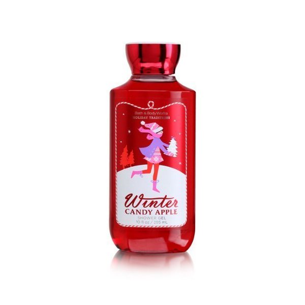 Bath & Body Works Holiday Traditions Winter Candy Apple Shower Gel 10 Fl. Oz.