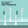YMPBO 10 Pack Toothbrush Replacement Heads Compatible with TAO Clean Sonic Toothbrush Adults, Tooth Brush Head Toothbrush Heads Refill, Medium Bristles, Super Clean+Whitening