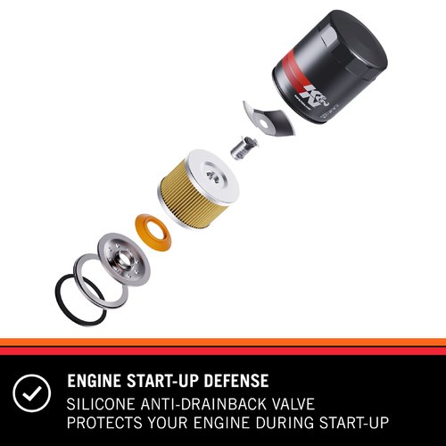 K&N Premium Oil Filter: Designed to Protect your Engine: Compatible with Select 1965-2015 MAZDA/FORD/DODGE/NISSAN Vehicle Models (See Product Description for Full List of Compatible Vehicles), PS-2009