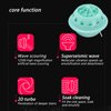 Luroze Mini Dishwasher, Portable Usb-powered High Pressure Wave Turbo Dishwasher with 2Modes, 15min Automatic Shut off Efficient Cleaning Small Dish Washing Machine for Travel Kitchen (green)