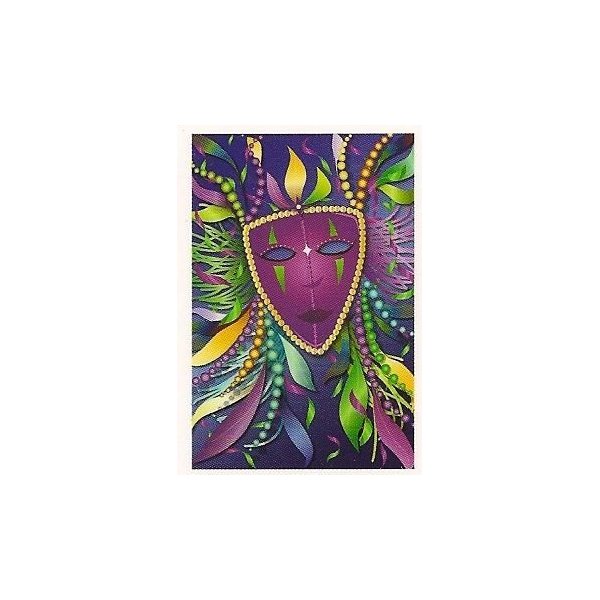 Mardi Gras Mask ~ Edible Icing Image Cake Topper by Whimsical Practicality