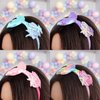 BAHABY 4Pcs Mermaid Headband Mermaid Tail Headbands for Girls Starfish Shell Hair Accessories for Girls Pool Party Favors