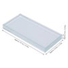 Nail Art Palettes - Color Mixing Glass Rectangle Makeup Blending Nail Tray False Eyelash Glue Holder for Fake Eyelashes Extension Makeup Cosmetic Nail Palette Tool