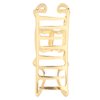 Hair Claw Clips, Metal Strong Hold NonSlip Cat Shape Jaw Clips Hair Holder for Women (bright gold)