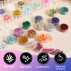 40 Colors Body Glitter, Face Glitter, Makeup Section Glitter Gel, Daylight Gel and Glow in The Dark Glitter Gel for Body, Face,Hair, Eyeshadow, Glitter for Festival, Rave, Party