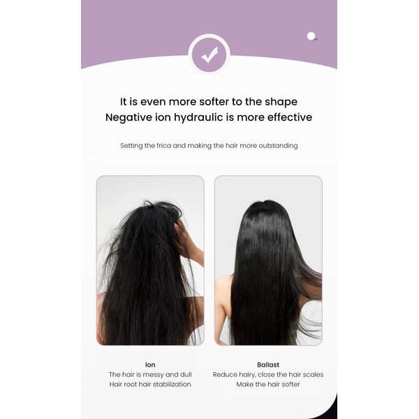 FLUX's Cordless Hair Straightener Brush - Portable, Ideal for Travel. This Mini Ionic Hot Comb Straightener for Women Offers Lightweight, Cordless Design, and Fast Charging.